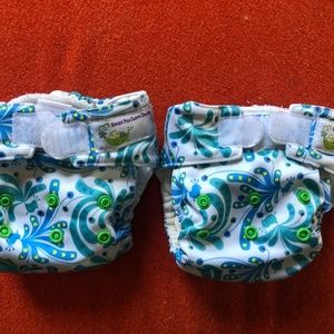 2 Newborn Bamboo AIO - Peacock Plume